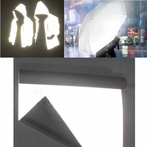 Precio DE FÁBRICA DE China, 1,4 m de ancho, EN471, luz solar, revestimiento plateado reflectante, tienda de playa, textil de seguridad, tela fluorescente para cubierta de coche