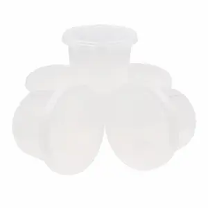 Wegwerp Duurzaam Clear Soep Iml 400Ml Magnetron Plastic Soepkom Goedkope Soepkom Met Deksel