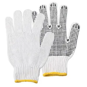 Doppi lati a mano tratteggiata guanti guanti di cotone guanti da lavoro