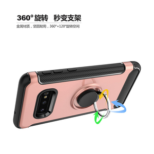 Mosaïque 360 Anneau en métal Support De Téléphone En Fiber De Carbone Pour Samsung <span class=keywords><strong>Galaxy</strong></span> <span class=keywords><strong>S10E</strong></span> Couverture Arrière - Product Image 4