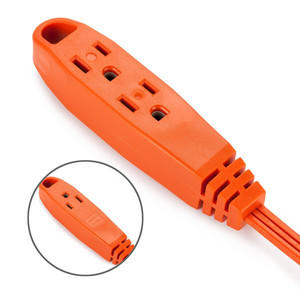 100 chân 3 Outlet Heavy Duty mở rộng dây NEMA 5-15 3pin cắm PVC Áo khoác Nhà thiết bị thắp sáng kết thúc ngoài trời mở rộng dây - Product Image 5