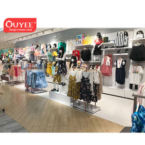 Ouyeeร้านเสื้อผ้าเด็กโมเดิร์น,ชั้นวางของและร้านเสื้อผ้าเฟอร์นิเจอร์และของตกแต่งร้านเสื้อผ้าเด็ก - Product Image 1