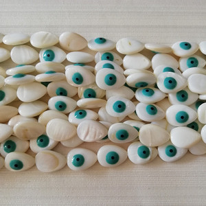 Alla moda madreperla conchiglia perline turchia marchesa osso malocchio e perline di corallo - Product Image 4