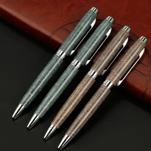 최고의 특별 한 색상 아름 다운 손 쓰기 펜 금속 웨딩 선물 펜 도매 무거운 볼 포인트 펜