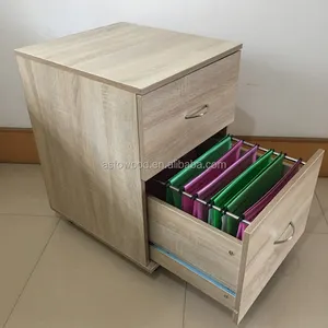 Kantoormeubilair china hout 2 lade kast/archiefkast Met A4 papier storge