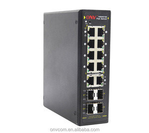 Industrial conseguido todo Gigabit de potencia sobre <span class=keywords><strong>Ethernet</strong></span> (PoE) Plus-Interruptor de 8 puertos poe ONV-IPS33148PFM - Product Image 3