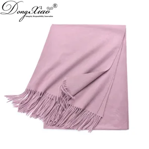 Fashion Ladies 100% Cashmere Pashmina Hijab Infinity Shawl Scarf From China