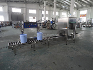 Máquina de llenado de pesaje de aceite lubricante semiautomática, máquina taponadora, pegamento de pintura, máquina de envasado de aceite lubricante para motor - Product Image 4