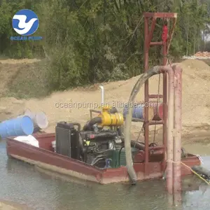 Diesel sand dredging machine for sand mining pahang