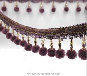 Trang trí <span class=keywords><strong>Pom</strong></span> <span class=keywords><strong>Pom</strong></span> Tassel <span class=keywords><strong>Fringe</strong></span> - Product Image 2