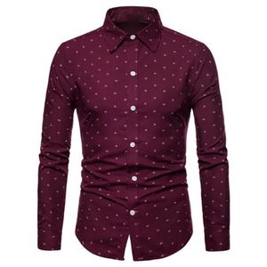 Camisa de Manga Larga de Alta Calidad para <span class=keywords><strong>Hombre</strong></span>, Moda 2024, Corte Entallado, Estampado de Lunares - Product Image 1