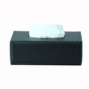 Boîte à mouchoirs en cuir, boîte de bonne qualité faite à la main pour Restaurant et chambre à coucher d'hôtel - Product Image 2