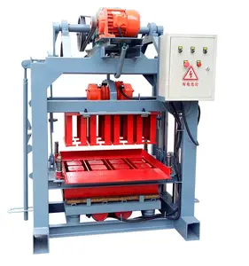 Factory QTJ4-40 The Factory Exports Mobile Hollow Three-piece Brick Making Machines With High Sales