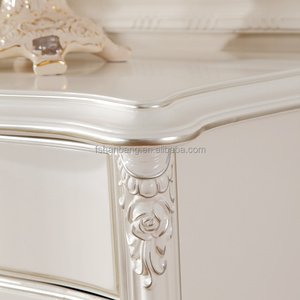 Cómoda de Madera Blanca de Estilo <span class=keywords><strong>Provincial</strong></span> Francés con 5 Cajones - Product Image 3