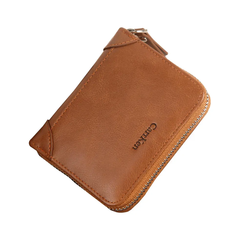 CarrKen MW1129 عمودي نمط عملة محفظة الحقيبة أزياء في سن المراهقة خفية محفظة جيب