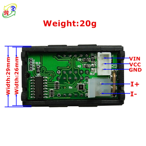 Rd 0.28 hiển thị kép 100V/10A kỹ thuật số Ampe kế và Vôn kế led màu đỏ màu xanh lá cây/Màu xanh xe điện áp hiện tại Meter - Product Image 4