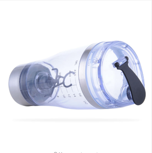 Coctelera eléctrica de acero inoxidable con tapa a prueba de fugas, botella de agua con agitación automática para café, 450ml - Product Image 3