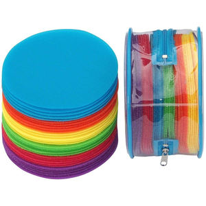 30 pièces de marqueurs <span class=keywords><strong>pour</strong></span> taches de tapis, points de sol, cercles de tapis, marqueurs de tapis <span class=keywords><strong>pour</strong></span> la décoration de la salle de classe, fournitures <span class=keywords><strong>pour</strong></span> enseignants d'école primaire - Product Image 1