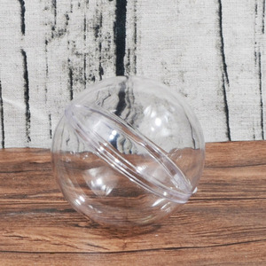 Şeffaf şeffaf 10cm boş plastik kapsül topu açılabilir kapsül küreleri - Product Image 3