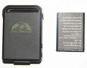 Auto gps vehicle tracker TK102 real time tracking can remotely power cut off device with removable battery sos button