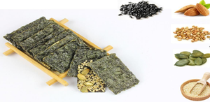 Aperitivos de algas fritas sin gluten con almendra - Product Image 2