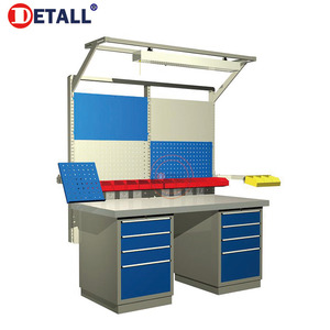 2015 más diseño fashinal duradero montaje mesa de trabajo con luz LED - Product Image 4