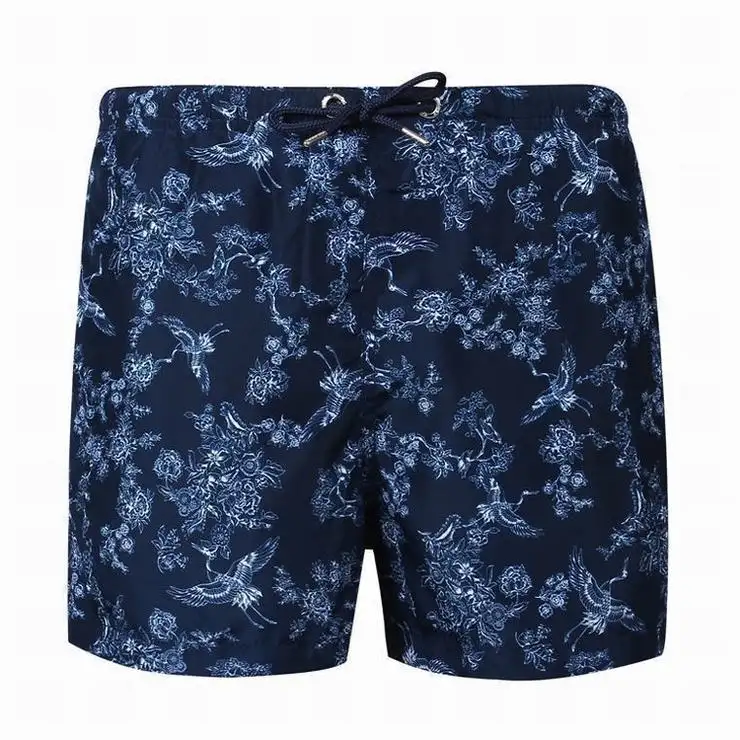 Polyester mens shorts swimwear made in china blue men's sexy swimwear