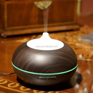 2017 500 ml haute qualité bois <span class=keywords><strong>grain</strong></span> huile essentielle diffuseur <span class=keywords><strong>collier</strong></span> avec 7 changement de couleur LED pour spa - Product Image 2