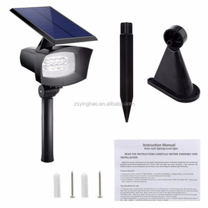 <span class=keywords><strong>Projecteur</strong></span> à l'énergie <span class=keywords><strong>solaire</strong></span>, 8led, 400 Lumens, ajustable - Product Image 6