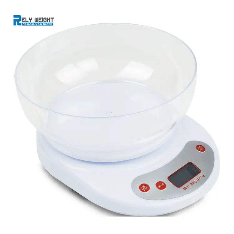 5kg diaital manual electronic smart kitchen food scale with removable bowl