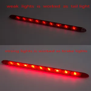 Colore diverso di alta qualità Piranha LED 17 "pollici Strip Lamp Bar 24v terza luce di stop con certificazione DOT SAE