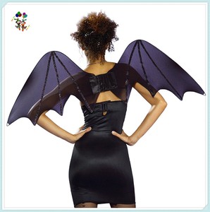 Costume da vampiro con ali di pipistrello per feste di Halloween da donna HPC-0810 - Product Image 2