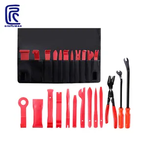 14Pcs Cửa Xe Clip Bảng Điều Chỉnh Cắt Loại Bỏ Công Cụ Kit Cho Xe Dash Đài Phát Thanh Âm Thanh Cài Đặt Pry Công Cụ