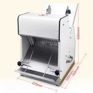 table top commercial industrial electric metal hamburger bread slicer slicers machine for bakery homemade bread