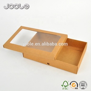 Cajas de Cartón Kraft Personalizadas OEM con Tapas Transparentes, 350gsm-600gsm, Acabado Mate, Impresión en Dorado, Ventaja UV - Product Image 6