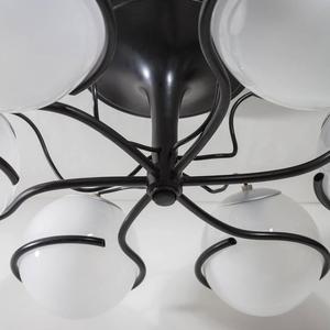 Lámpara de Techo Antigua Gino Sarfatti 2042, Contemporánea, de Vidrio Blanco y Hierro, Ahorro de Energía, Vintage, Moderna, Decorativa, 110-240V - Product Image 5