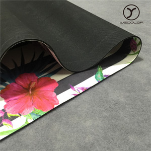 Estera de yoga para viajes, estera de goma natural antideslizante con estampado de logotipo personalizado respetuoso con el medio ambiente, plegable, la mejor cantidad - Product Image 4