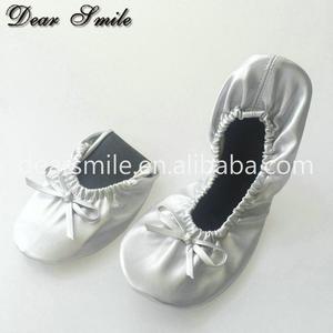 Nuove <span class=keywords><strong>Ballerine</strong></span> da Donna Argento Comode con <span class=keywords><strong>Cinturino</strong></span> Regolabile per Primavera Estate Autunno Regalo di Nozze Spedizione Gratuita - Product Image 5