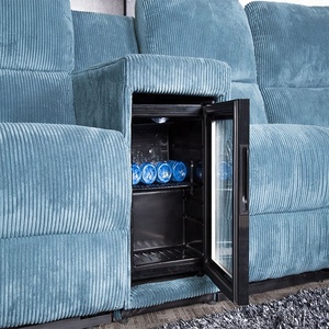 En gros Moderne Canape <span class=keywords><strong>Dangle</strong></span> Tissu 7 Places Manuel Sectionnel Salon Coin Inclinable Canapé Ensemble Avec réfrigérateur - Product Image 4