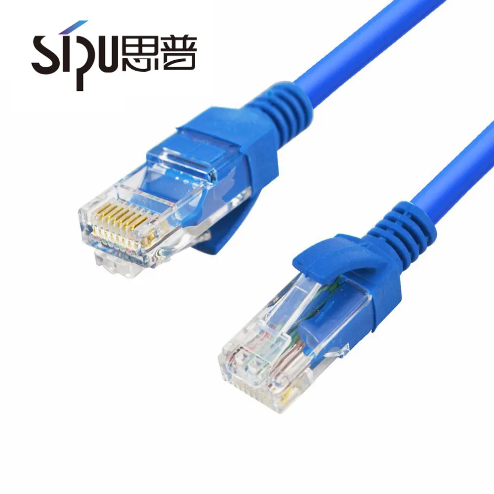 SIPU مصنع توريد CCC CE 4 أزواج 24awg cat5e utp التصحيح الحبل عالية السرعة cat5 كابل التصحيح للكمبيوتر