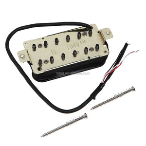 Hexbucker-juego de pastillas Humbucker para guitarra, color negro, puente y cuello, HBBC-BK-XBB - Product Image 5