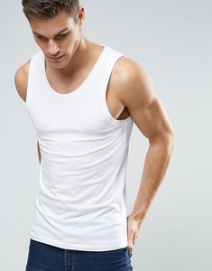 KY fabricante chino hombres barato cuello redondo diseño liso personalizado algodón músculo blanco <span class=keywords><strong>chaleco</strong></span> en blanco camisetas sin mangas - Product Image 4