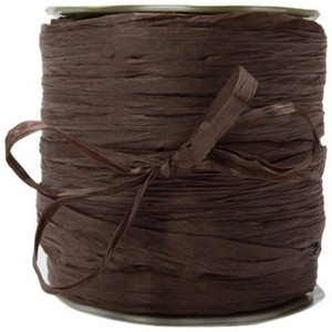 Design de mode brun <span class=keywords><strong>tissu</strong></span> emballage <span class=keywords><strong>raphia</strong></span> papier ruban - Product Image 1