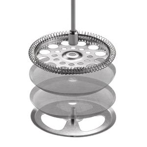 Petit Acier Inoxydable Presse Française 3 tasses (4 oz chacune) piston À café Presse Pot Meilleur Infuseur À Thé Fabricant Qualité Cafetière - Product Image 5