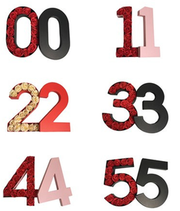 อาหรับจำนวนรูปกล่องของขวัญกระดาษกล่องดอกไม้ - Product Image 3