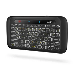 Cheapest H20 air fly mouse wireless keyboard 2.4GHZ remote control with touch panel