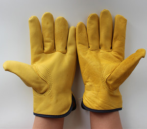 GUANTES DE <span class=keywords><strong>BADANA</strong></span> AMARILLO SUNCEND - Product Image 1