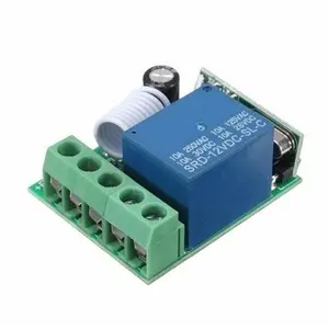 433mhz 315MHz 12V 1 Channel Power Supply Wireless Remote Control Relay Switch Self Lock RC Module Board