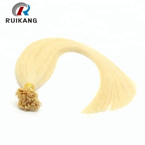 Enredos pre-consolidado punta plana extensiones de cabello humano - Product Image 4