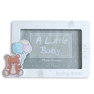Marcos <span class=keywords><strong>de</strong></span> Fotos <span class=keywords><strong>de</strong></span> Madera para Bebés con Diseño <span class=keywords><strong>de</strong></span> Oso <span class=keywords><strong>de</strong></span> Dibujos Animados para Niños y Niñas, <span class=keywords><strong>Mi</strong></span> Primer Año - Product Image 1